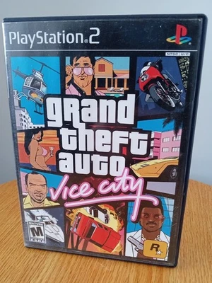 Vintage Grand Theft Auto Vice City PS2 PlayStation 2 Game Complete Map Manual - Image 1 of 4