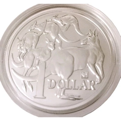 Australia 1 dólar, "Mob of Roos" Cinco Canguros 2019 - Imagen 1 de 4