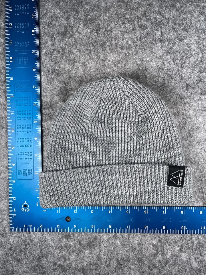 M. 56 unidade 29876 H&M gorro toque feminino tamanho único malha cinza mistura de poliéster - Imagem 1 de 4