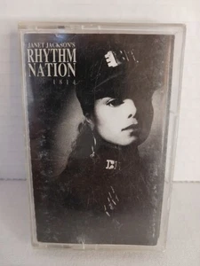 Janet Jackson's Rhythem Nation 1814 Cassette Tape A&M 1989 - Picture 1 of 2