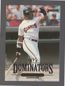 1993 DONRUSS 90'S DOMINATORS BARRY BONDS #2 - Picture 1 of 2