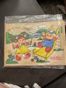 Vintage The Rag Top Kinder auf dem Spielplatz Puzzle - Bild 1 von 15