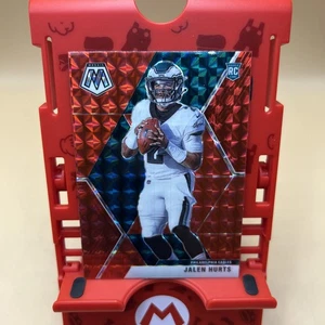 2020 Mosaic Jalen Hurts Red Green Choice Prizm Rookie RC #222 Eagles - Picture 1 of 9