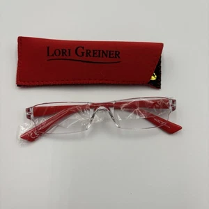 Lori Greiner Reading Glasses 60411 Readers Red +1.50 - Picture 1 of 9