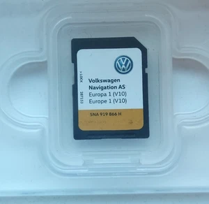 VW SD KARTE, EUROPA, Original Navigation, V10, VW Discover Media 2, AS Navi - Bild 1 von 3