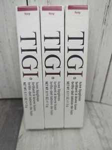 3 Pack TIGI Professional Cosmetics Luxe Lip Gloss Foxy 0.11 oz - Picture 1 of 1