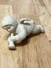 Department 56 Snowbaby Playing Trumpet Tree Ornament Small Porcelain Ornament