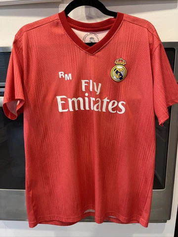 Real Madrid Enden Hazard Jersey, size L, Pre-owned! Cover