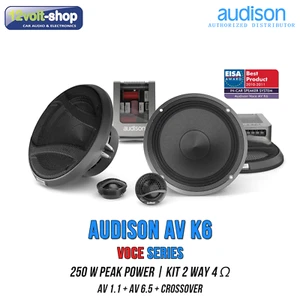 Audison AV K6 -  165mm (6.5") 2-way Component Speaker set  250W; 4Ω - Picture 1 of 4