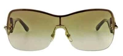Gafas de sol vintage Y2K GUCCI GG2820/F/S VTC5E 62 mm bronce escudo media borde Italia Foto 1 de 4