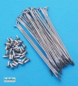 Frontspeichen Set Edelstahl Grimeca konische Nabe Fantic SWM Armstrong Gori Trials - Bild 1 von 1