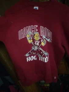 1988 Sooners Orange Bowl Hog Tied Sweet Shirt - Picture 1 of 2