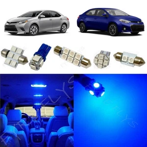 10 Blue LED lights interior package kit for 2014-2020 Toyota Corolla + Tool TC1B - Bild 1 von 7