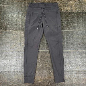 Spyder Active High Rise Jogger Black Leggings Side Pocket Women's Size S - Picture 1 of 8