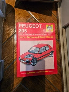 Peugeot 205 Petrol (83 - 95) - Haynes Service and Repair Manual - Picture 1 of 2