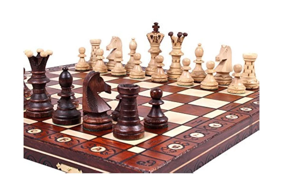 The Jarilo, Unique Elegant Wooden Chess Set, Pieces, Chess Board and Chess Pi... - Image 1 of 4