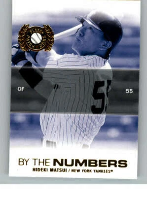 2005 Fleer Patchworks By the Numbers #2 Hideki Matsui (ref 138162) - Image 1 of 2