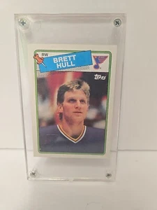 1988-89 Topps #66 Brett Hull Rookie PSA 9 MINT St Louis Blues - Picture 1 of 2