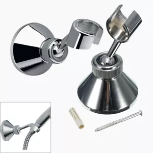 Duschkopf Halterung Verchromte Duschstange Wandhalterung Brausekopfhalter DE - Bild 1 von 4