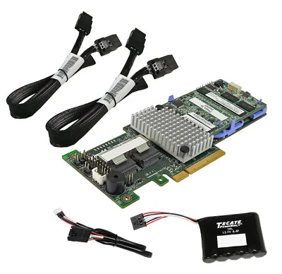 IBM ServeRAID M5110 6 Gb/s RAID Controller L3-25422-27E 90Y4449 + BBU +2x cavo - Immagine 1 di 4