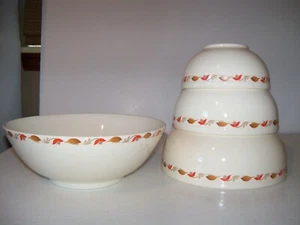 VTG Universal Cambridge Nesting / Mixing Bowls 4 pc 1940’s / 50’s - Picture 1 of 24