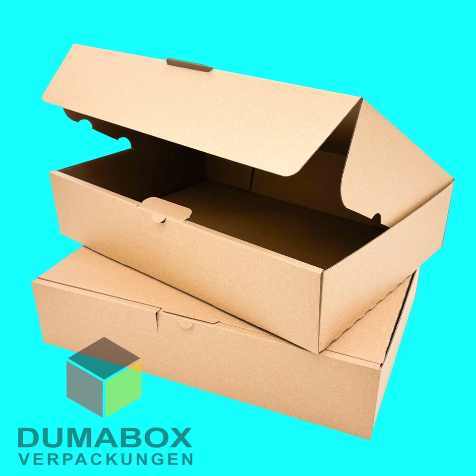 DUMABOX 100 St Kartons 350x250x80 mm für DHL Kleinpaket Versandkarton NEU Faltkarton
