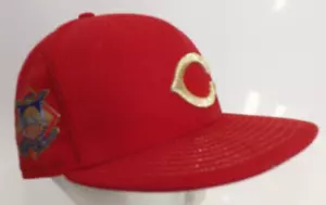 Cincinnati Reds ⚾ National League Gold Trimmed 59Fifty New Era Hat - size 7⅛ - Picture 1 of 14