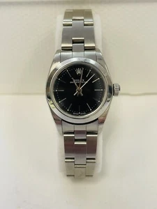 ROLEX OYSTER PERPETUAL LADIES 26MM AUTOMATIC WATCH 76080 - Picture 1 of 6