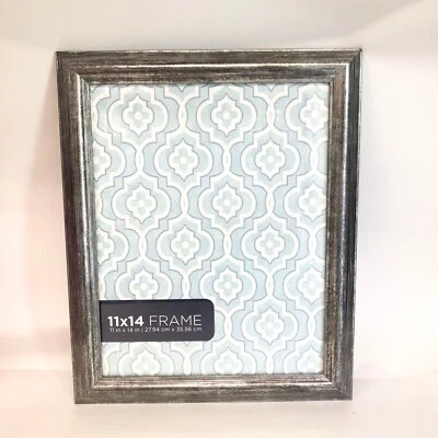 Marco de fotos de madera decoración colgante decoración del hogar para foto 11x14 ", gris Foto 1 de 4