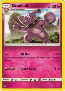 2x (SM08-138) Granbull Rare Pokemon Lost Thunder Card # 138 - Picture 1 of 1