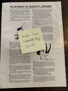 Playboy Centerfold Only October 2003, Audra Lynn, Fine Condition - Picture 1 of 4