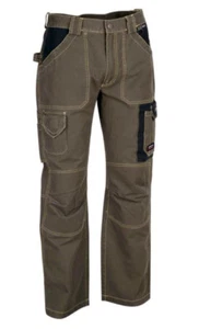 Pantaloni pantalone da lavoro canvas 100% cotone COFRA Dublin colore fango - Foto 1 di 1