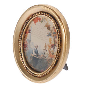  Small Oval Picture Frame Vintage Photo Holder Picture Display Frame Oval Photo