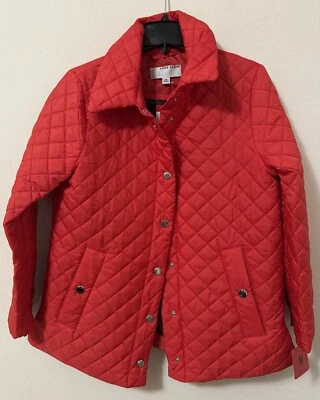 Anne Klein Women's Jacket Red Midweight Jacket Size Medium - Image 1 of 4