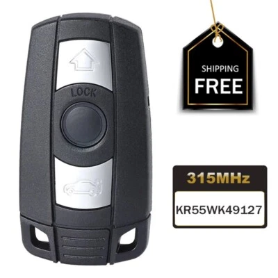 3 Button Remote Key Fob for BMW CAS3 1 3 5 Series X5 2006 2007 2008-2011 315MHz - Изображение 1 из 4