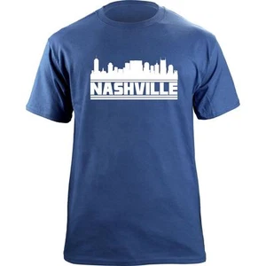 Original Nashville Tennessee Skyline Titans T-Shirt - Picture 1 of 3