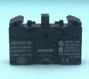 NEU Siemens 3SB3400-0B 3SB3 400-0B 1 Stück schnelle Lieferung - Bild 1 von 2