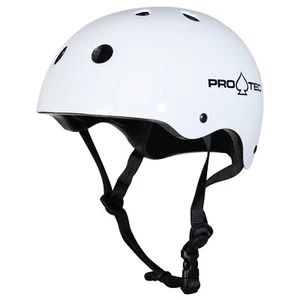 Pro-Tec Classic Certified Bike Skate Helmet- GLOSS WHITE - Picture 1 of 4