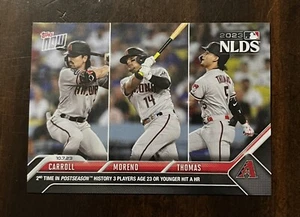 2023 Topps Now #976 - Carroll, Moreno, Thomas NLDS Arizona Diamondbacks - Picture 1 of 2