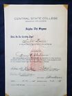 Central State Collee Alpha Phi Sigma Fraternity Edmond Oklahoma OK 1948