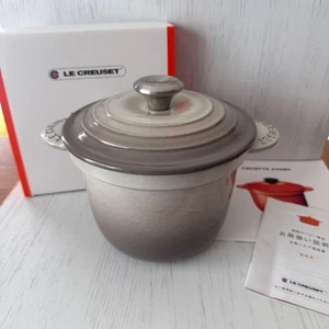 Le Creuset Cocotte Every Reistopf 18 cm selten Kragen Muskat beige grau mit Innendeckel - Bild 1 von 20