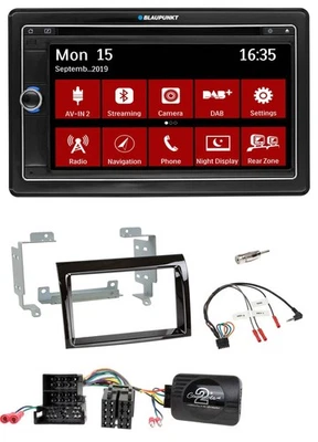 Blaupunkt Bluetooth DAB 2DIN USB DVD Lenkrad Autoradio für Fiat Peugeot Citroen - Bild 1 von 4