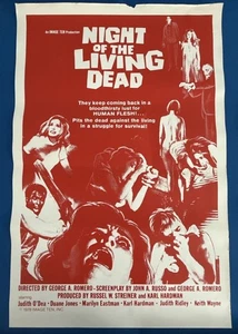 1978 NACHT DER LEBENDEN TOTEN George Romero Original Filmplakat 27”x41” SS - Bild 1 von 19