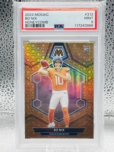 BO NIX - 2024 Mosaic ROOKIE Honeycomb #312 CASE HIT - DENVER BRONCOS - PSA 9 - Imagen 1 de 2
