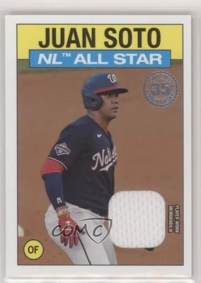 2021 Topps 1986 Topps All-Star Baseball Relics Juan Soto #86ASRJS - Image 1 of 2