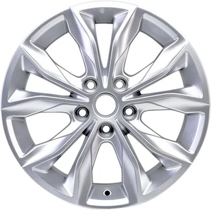 New 17X7.5 Inch Aluminum Wheel For 2019-2021 Chevrolet Malibu Silver Rim - Picture 1 of 6