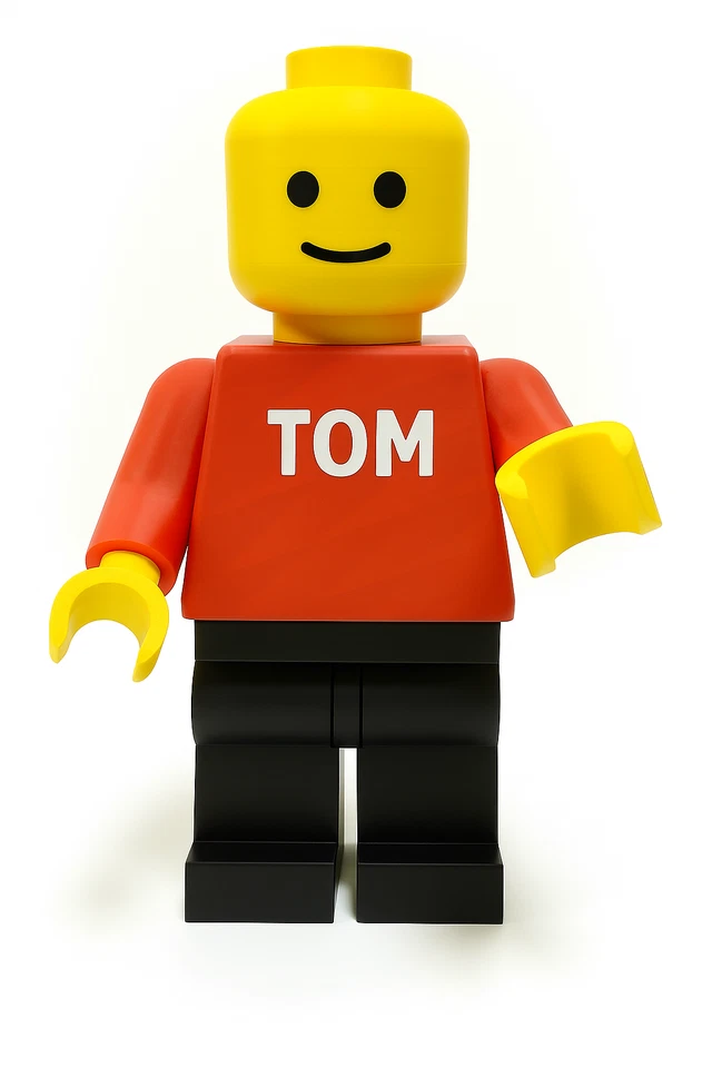 Figurine LEGO géante articulable 55cm 3D personnalisable / Custom 22in LEGO - Immagine 1 di 1