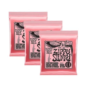 3 Sets Zippy Slinky 2217 Nickel Wound Electric Guitar Strings 7-36 Gauge - Picture 1 of 6