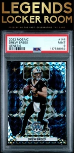 2022 Panini Mosaic #144 Drew Brees Genesis PSA 9 - Picture 1 of 2