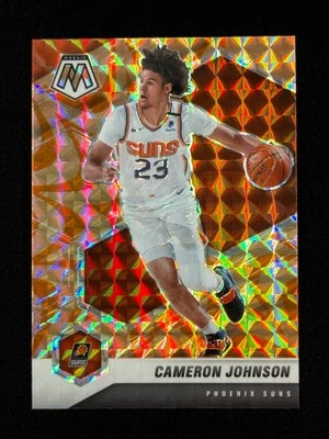 2020-21 Panini Mosaic - Cameron Johnson #172 Reactive Orange Prizm  - Image 1 of 2